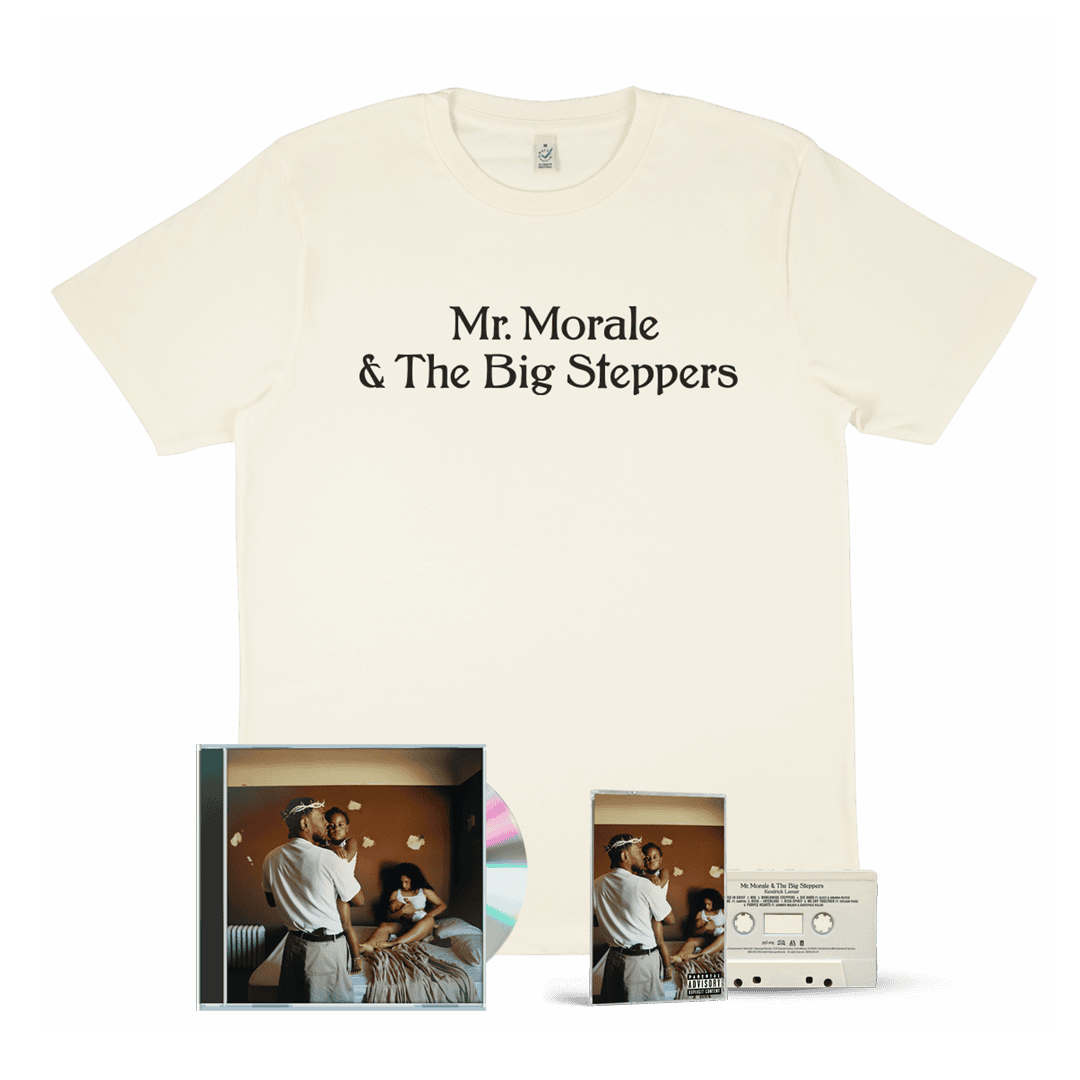 Mr. Morale & The Big Steppers: CD, Exclusive Cassette & T-Shirt (Cream) Bundle