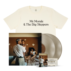 Mr. Morale & The Big Steppers: Exclusive 2LP, Cassette & T-Shirt (Cream) Bundle