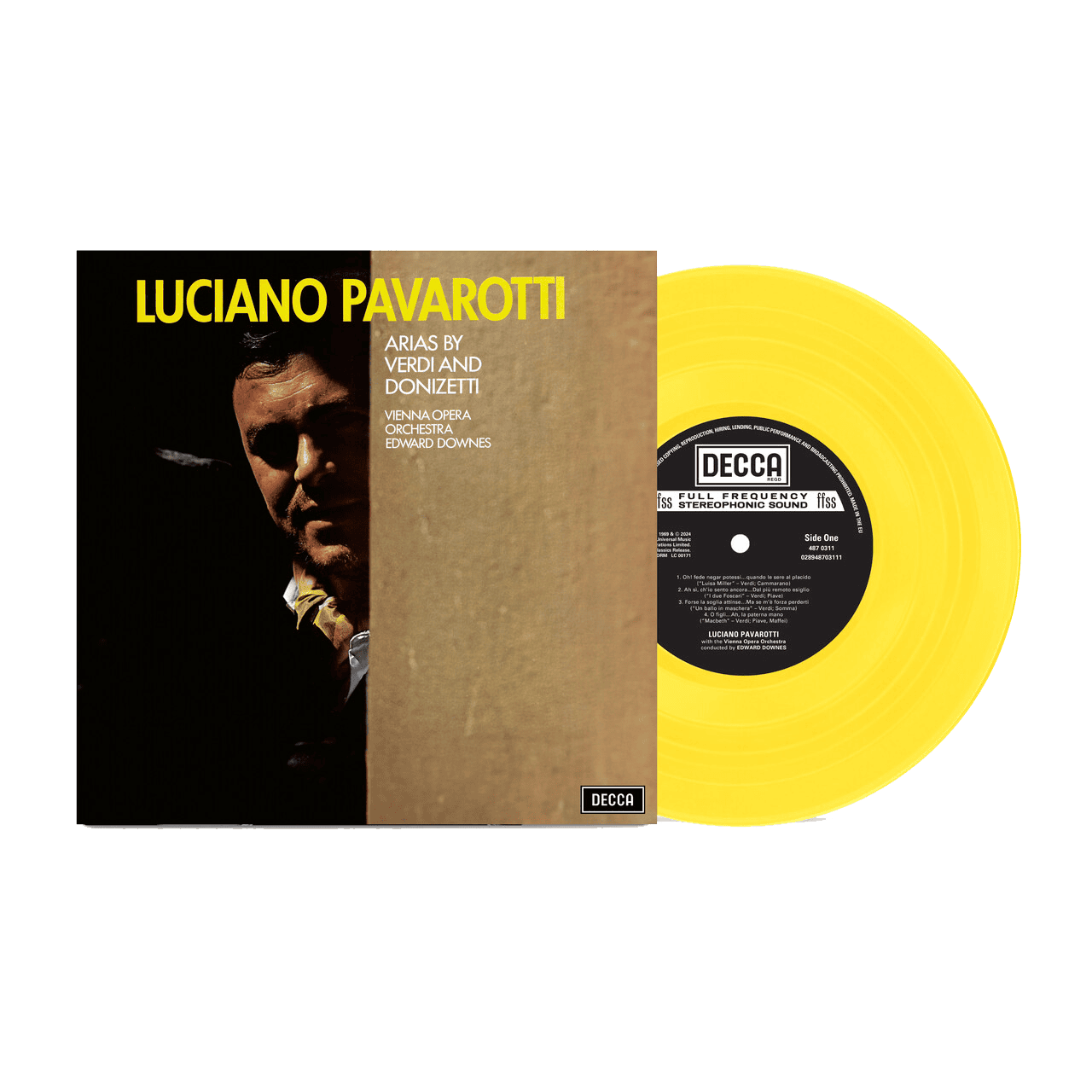 Arias by Verdi & Donizetti: Yellow Vinyl LP