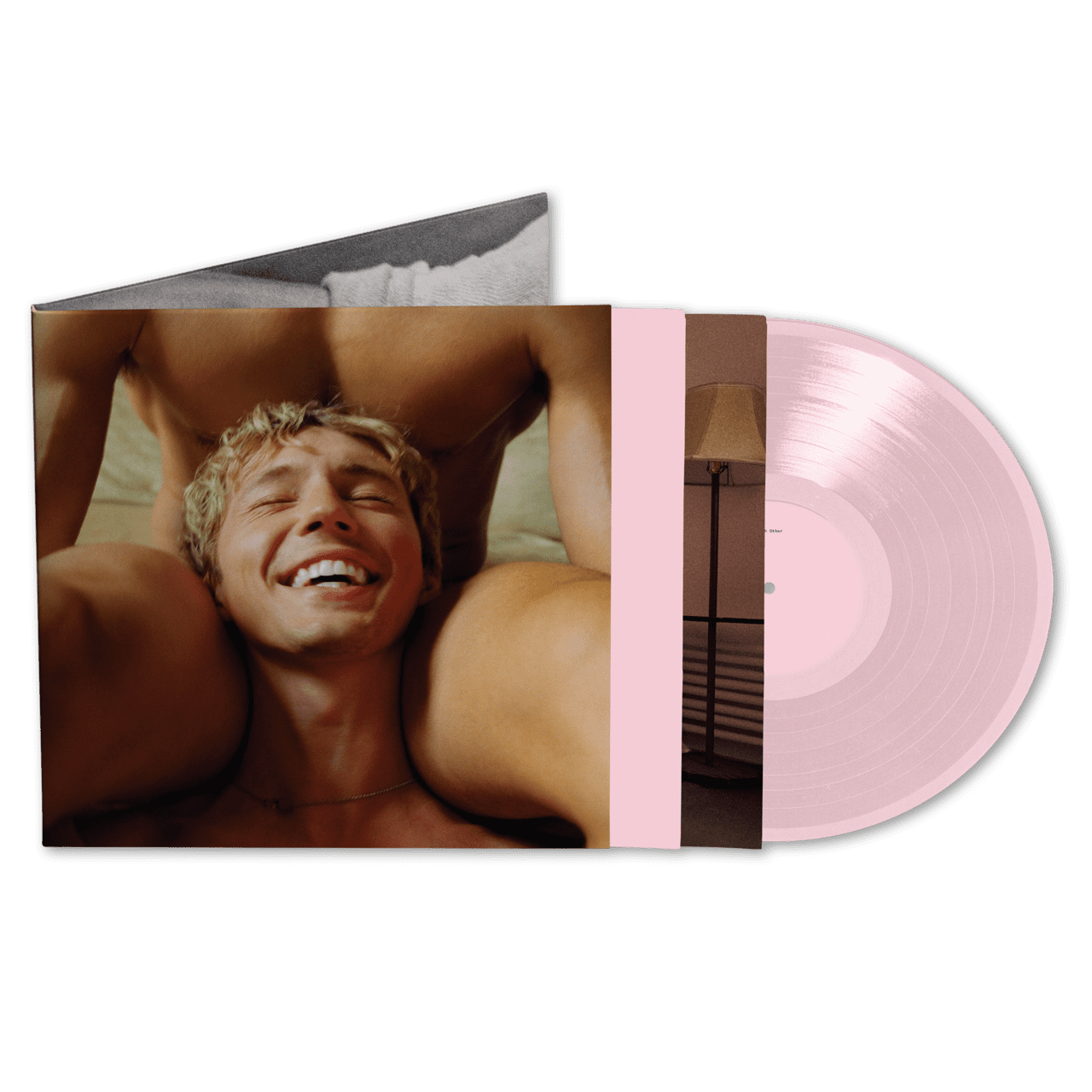 Something To Give Each Other: Exclusive Pink Vinyl LP, T-Shirt + Signed Post Card Bundle - Image 2