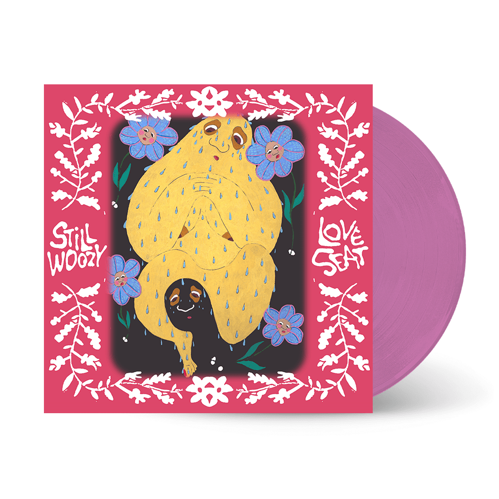 Still Woozy: Loveseat Standard Violet Vinyl