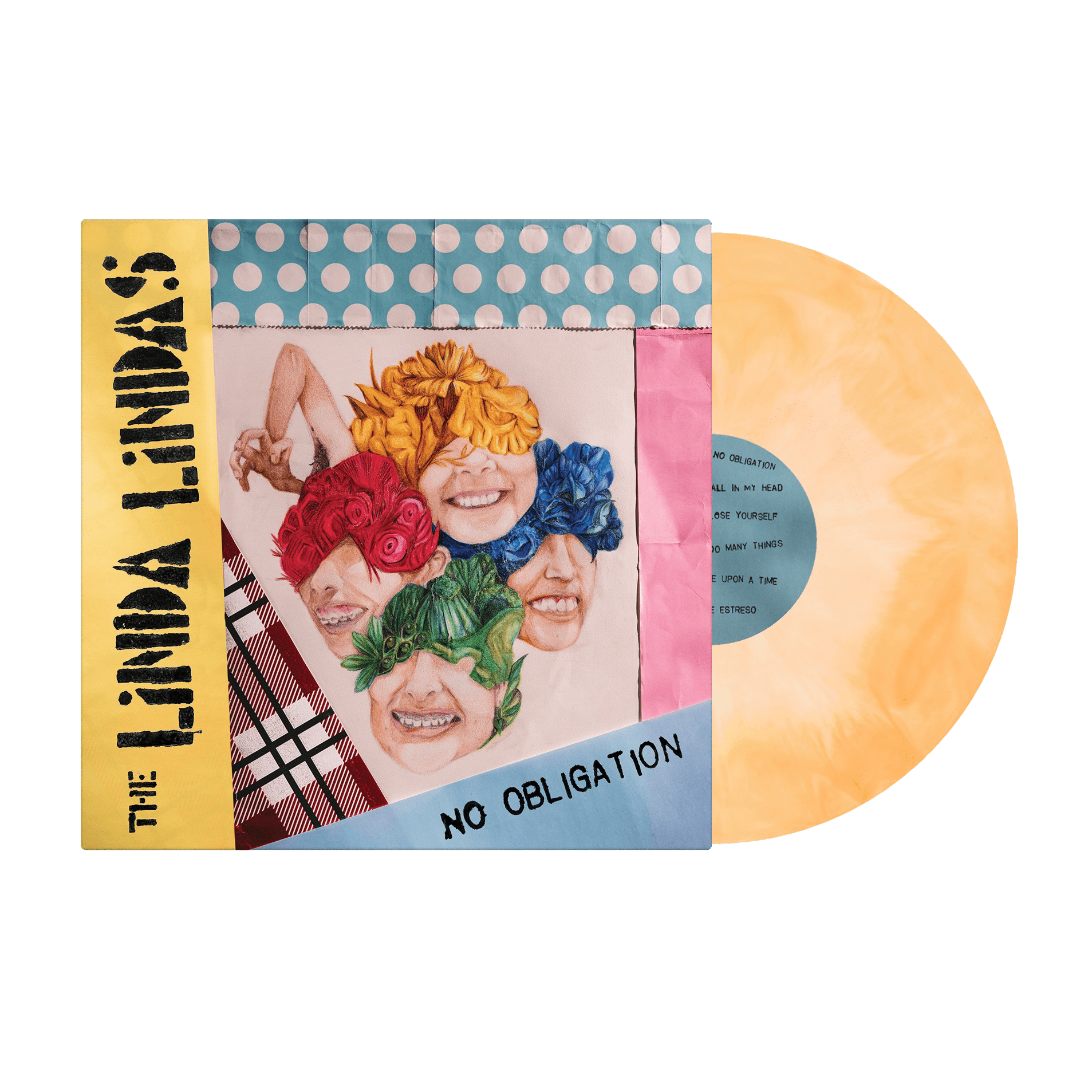 No Obligation: Galaxy Orange/White Vinyl LP in Printed Inner