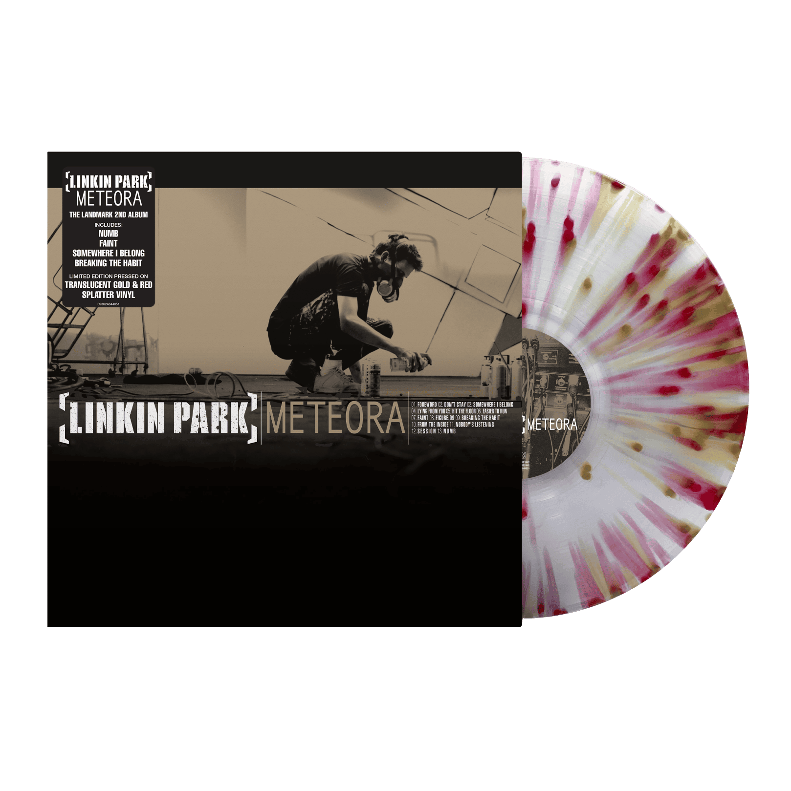 Meteora: Limited Gold & Red Splatter Vinyl LP