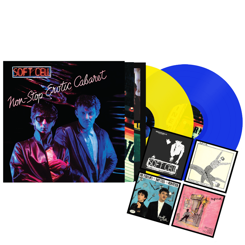 Non-Stop Erotic Cabaret: Limited Gatefold Yellow & Blue Vinyl 2LP + Exclusive Print Set