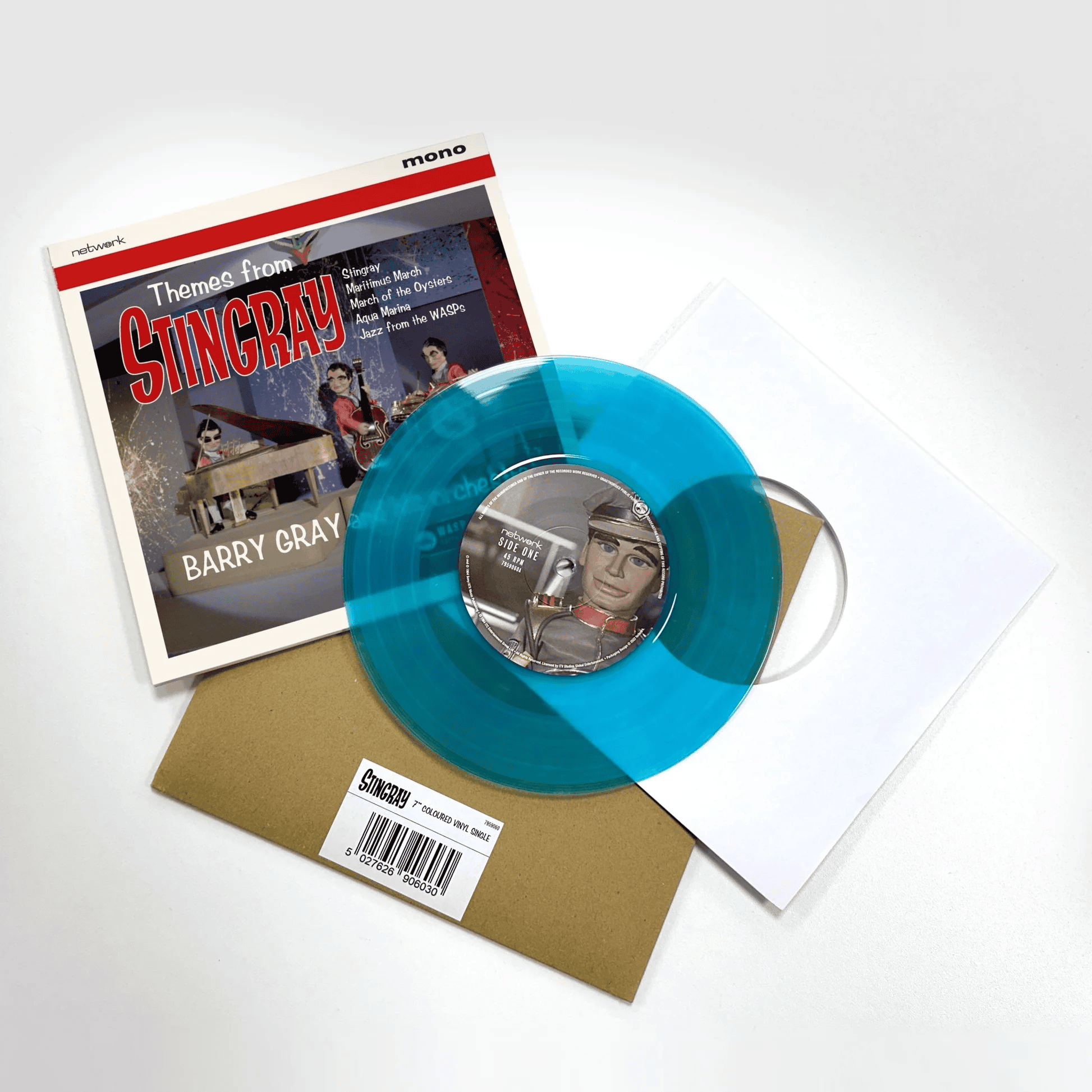 Themes From Stingray: Aqua Blue Vinyl 7"