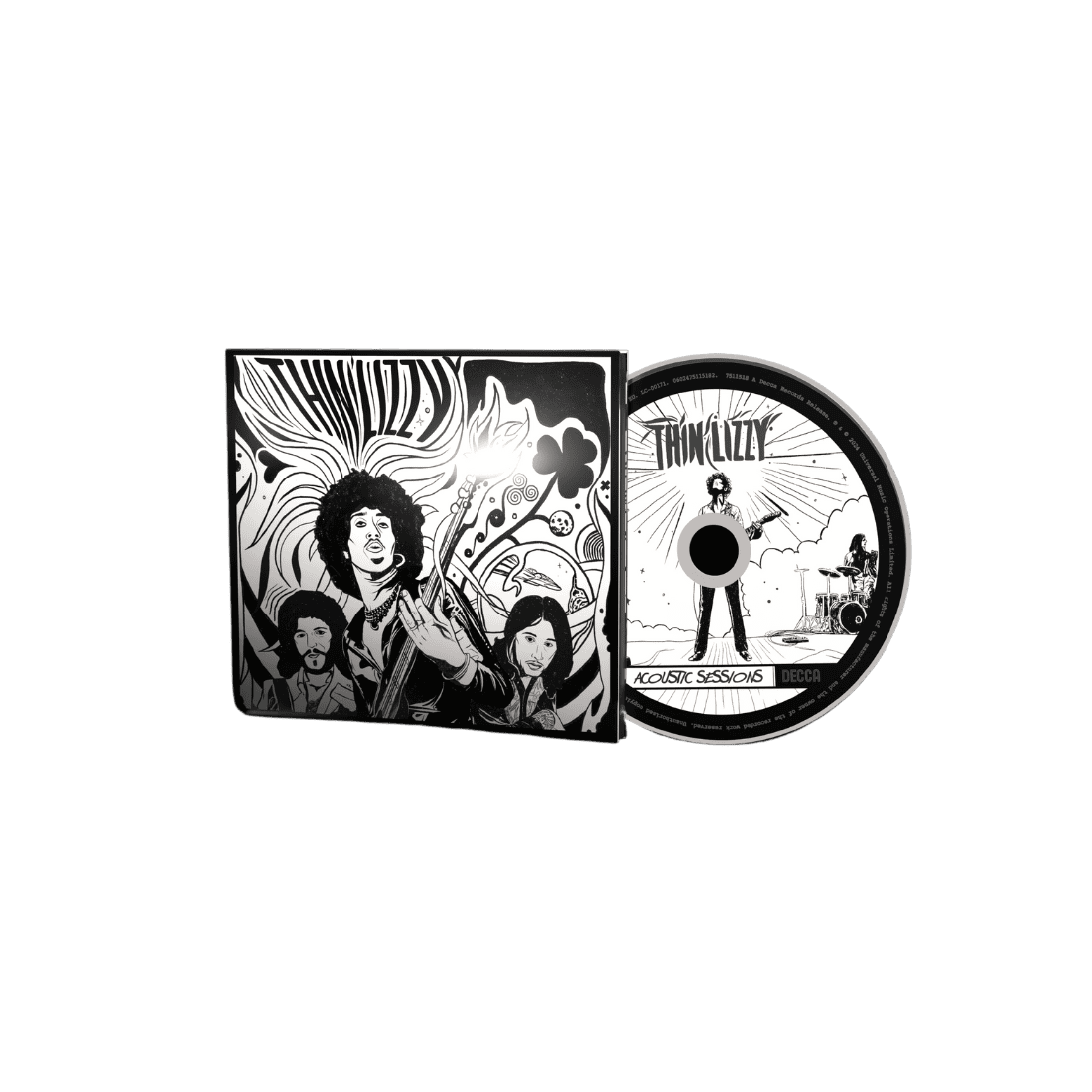 The Acoustic Sessions CD (Alternative B&W Artwork) + Signed Art Print