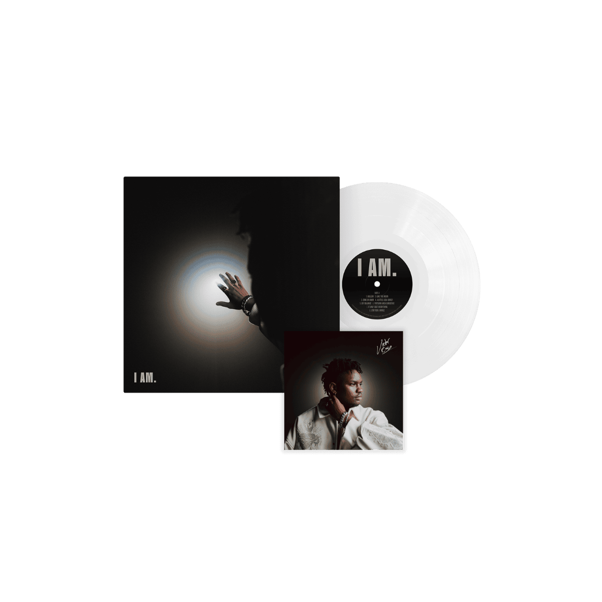 I AM. - White Vinyl (Signed)