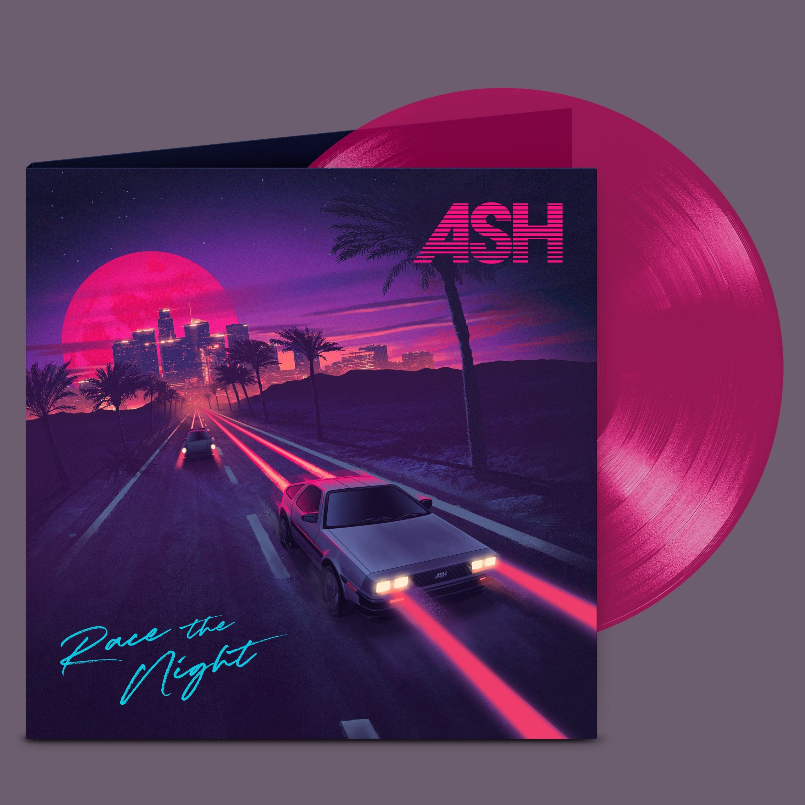 Race The Night: Limited Translucent Violet Vinyl LP + Signed Print