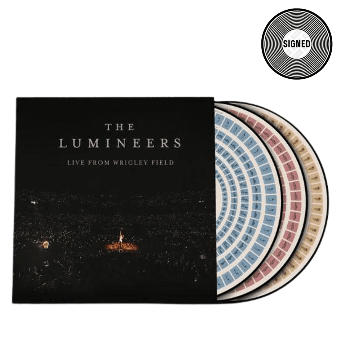 Live From Wrigley Field:  Signed Limited Edition Picture Disc Zoetrope 3LP
